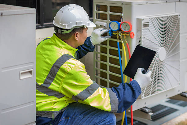 Professional Ac Installation technician working in Springville, NY